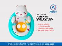 Asiento Con Sonido De Animal Inflable Bestway 5939-34058 -  Vlvula De Seguridad - Vinilo Resistente - Medidas 36x71x56