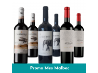 Promo 1 Mes Del Malbec X6 750 Cl - Club De Vinos Corcho Negro - Promos - Envios Gratis - Descuentos