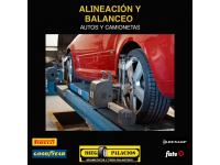 Alineacion + Balanceo + Rotacion+ Control De Llantas Y Tren Delantero